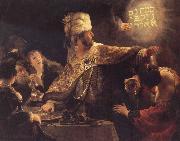 REMBRANDT Harmenszoon van Rijn The Feast of Belsbazzar oil painting picture wholesale